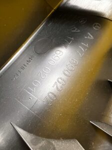 OSŁONA PROGU PRAWY TYŁ MERCEDES A KLASA W177