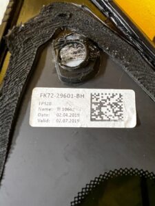 SZYBA KAROSERYJNA BŁOTNIKA TYŁ LEWA LAND ROVER DISCOVERY SPORT V L550 LIFT