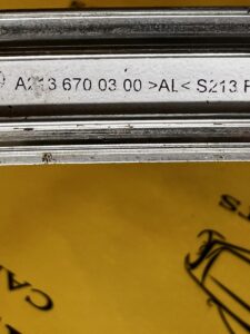 LISTWA SZYBY TYŁ LEWY CHROM MERCEDES E-KLASA W213 S213 KOMBI