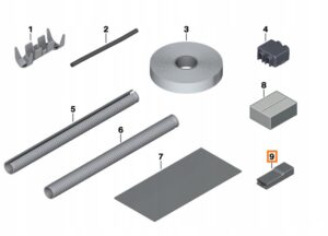 5 X OBUDOWA GNIAZDA 1-BIEG Z WTYCZKĄ PŁASKĄ BMW NOWA OEM