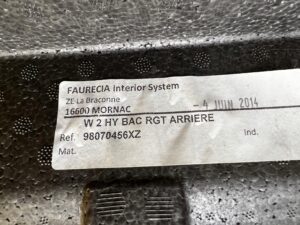 WKŁAD STYROPIAN BAGAŻNIKA PEUGEOT 508 I RXH HYBRID4