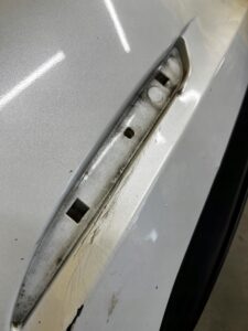 ZDERZAK TYLNY TYŁ 6 PDC TESLA MODEL 3 PRZEDLIFT BIAŁA PERŁA