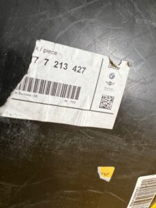 CZĘŚĆ TYLNA NADKOLE PRZÓD LEWY BMW Z4 E89 NOWE OEM