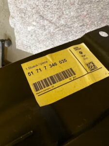 NADKOLE PRZÓD PRZEDNIE LEWY LEWE MINI CLUBMAN F54 NOWE OEM