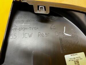 SPOJLER NAKŁADKA ZDERZAKA TYŁ LEWY MINI F55 JCW NOWY OEM
