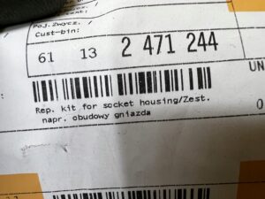 ZESTAW NAPRAWCZY OBUDOWY GNIAZDA KOSTKA ZŁĄCZE BMW NOWY OEM