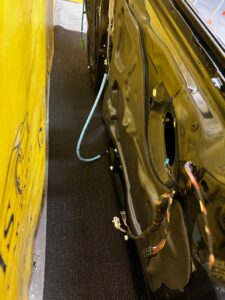 DRZWI LEWA STRONA LEWY PRZÓD TYŁ BMW X6 F16 EU CARBONSCHWARZ 2016R