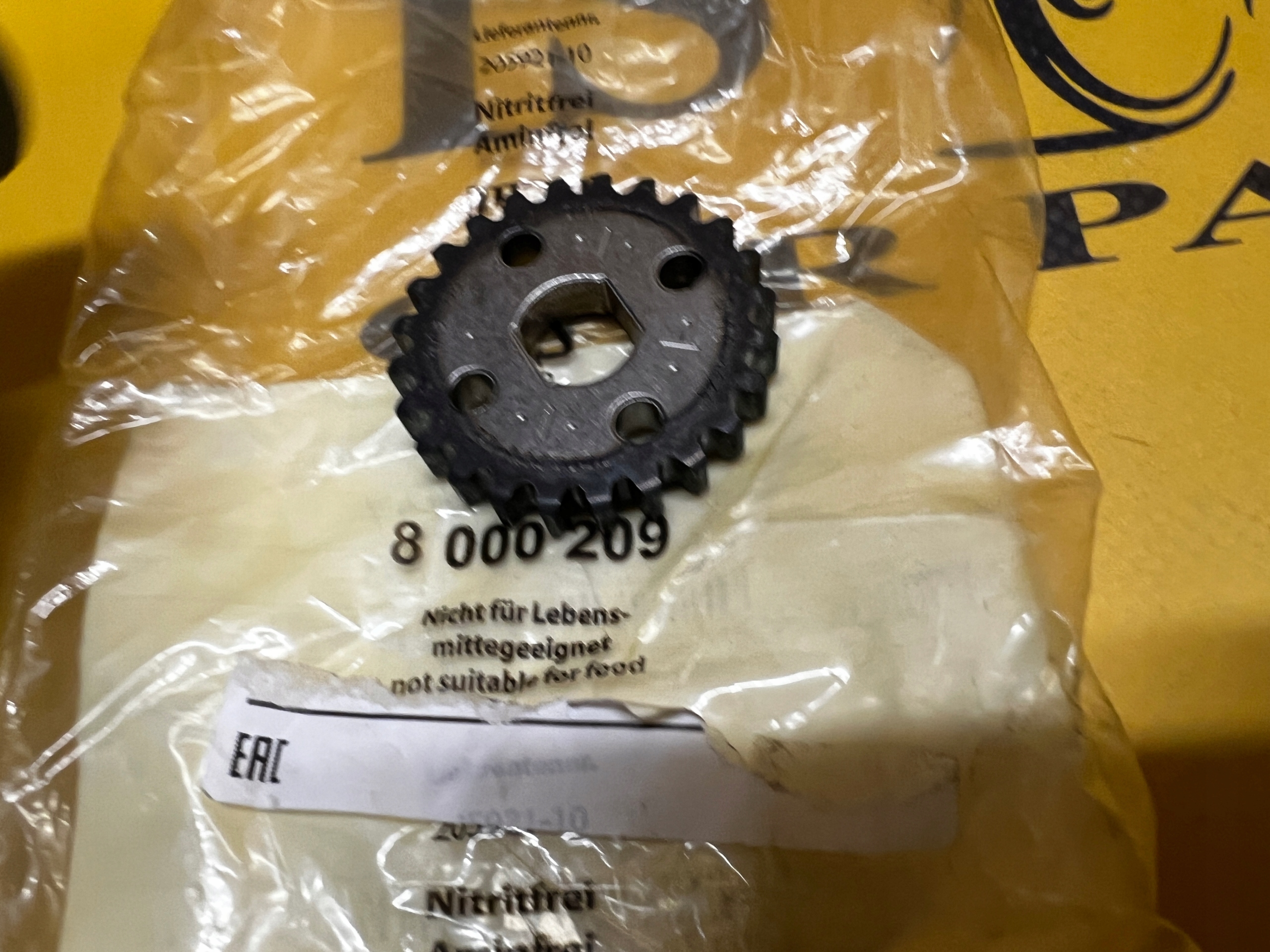 KOŁO NAPĘDU POMPY OLEJU BMW N20 N26 NOWE OEM