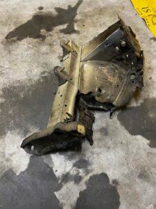 ĆWIARTKA FARTUCH PODŁUŻNICA STREFA ZGNIOTU PRZÓD LEWY PEUGEOT 308 II T9 EU