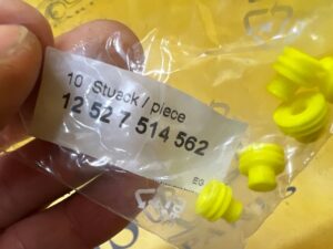 6 X USZCZELNIENIE PRZEWODU POJEDYNCZEGO 4MM² BMW NOWE OEM