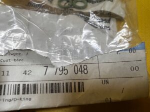 USZCZELKA TURBINY BMW 1 E87 118d 120d 3 E90 318d M47N2 320d M47N2 NOWA OEM