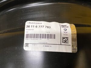 FELGA STALOWA 16″ Styl.12 BMW SERIA 3 E90 E91 E92 E93 NOWA OEM