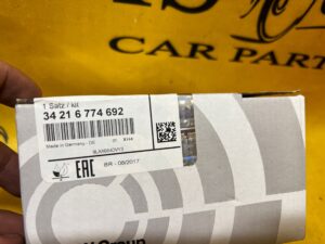 KLOCKI HAMULCOWE Z CZUJNIKIEM TYŁ BMW E60 E63 E64 NOWE OEM