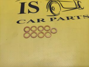 9 X PIERŚCIEŃ USZCZELNIAJĄCY DOPŁYW OLEJU TURBOSPRĘŻARKI BMW 50dX NOWY OEM