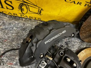 HAMULCE KOMPLET ZACISKI TARCZE KLOCKI PRZÓD + TYŁ PORSCHE CAYENNE 9Y 9Y3