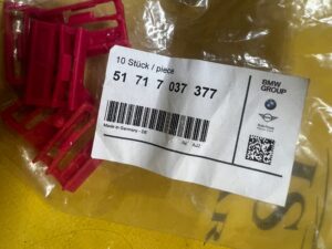 5 X MOCOWANIE LISTWY PROGOWEJ BMW 7 E65 E66 NOWE OEM