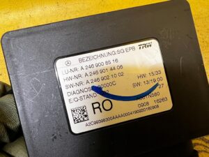 MODUŁ STEROWNIK HAMULCA RĘCZNEGO INFINITI Q30 MERCEDES W176