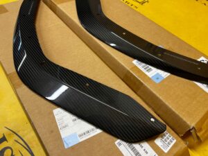 SPOILER SPLITTER ZDERZAKA PRZÓD LEWY + PRAWY BMW G20 M PERFORMANCE NOWY OEM