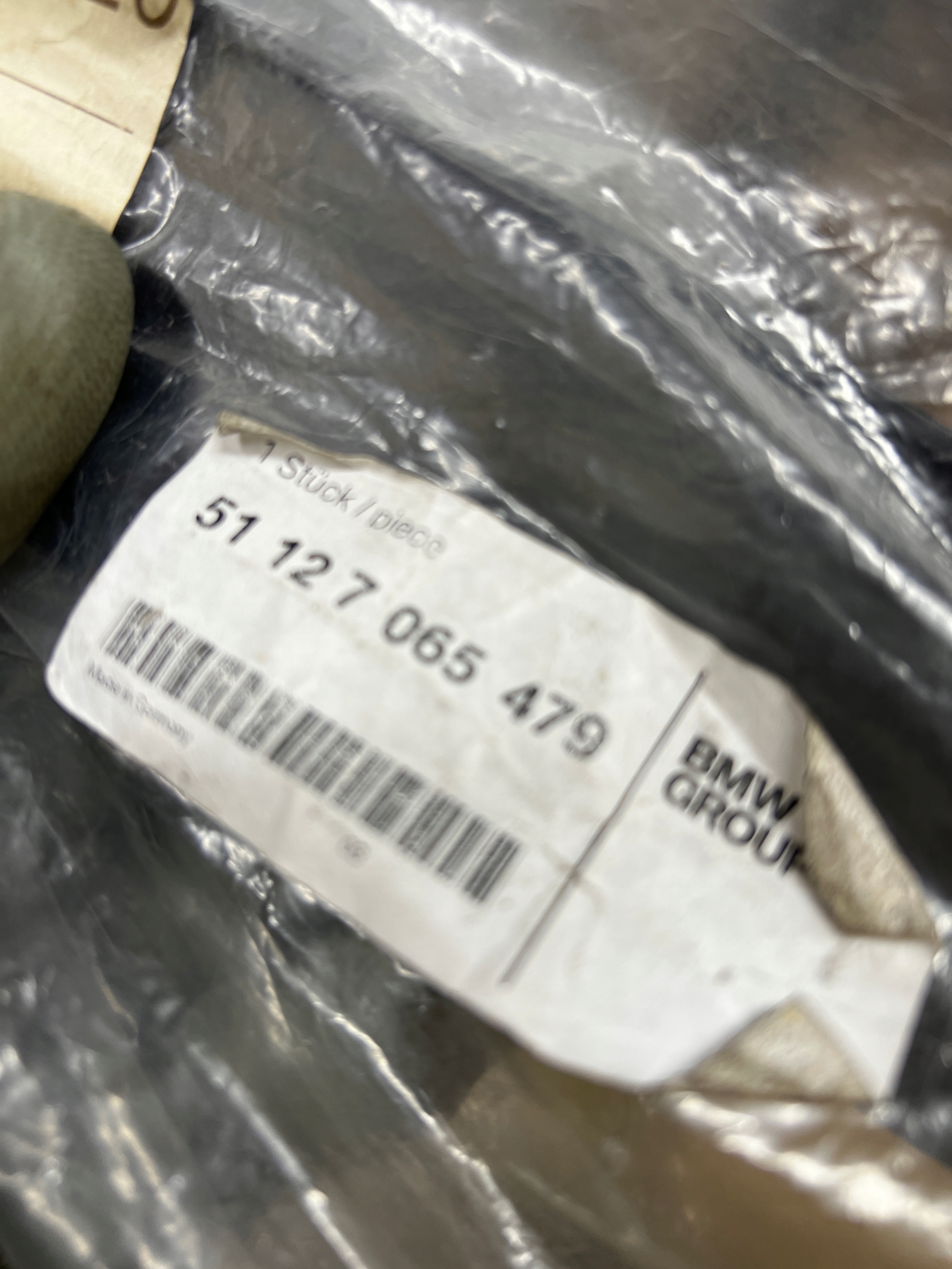 LISTWA OSŁONA PLASTIK ZDERZAKA TYLNEGO TYŁ BMW 3 E46 CABRIO COUPÉ NOWA OEM
