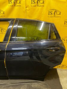 DRZWI LEWA STRONA LEWY PRZÓD TYŁ BMW X6 F16 EU CARBONSCHWARZ 2016R