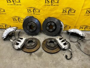 KOMPLET TARCZE HAMULCE ZACISKI PORSCHE CAYENNE 7P5 LIFT 4.2D