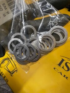 20 X PIERŚCIEŃ USZCZELNIAJĄCY BLOK SILNIKA BMW A14X20-AL NOWY OEM