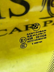 SZYBA DRZWI KIEROWCY LEWY PRZÓD BMW F06 NOWA OEM