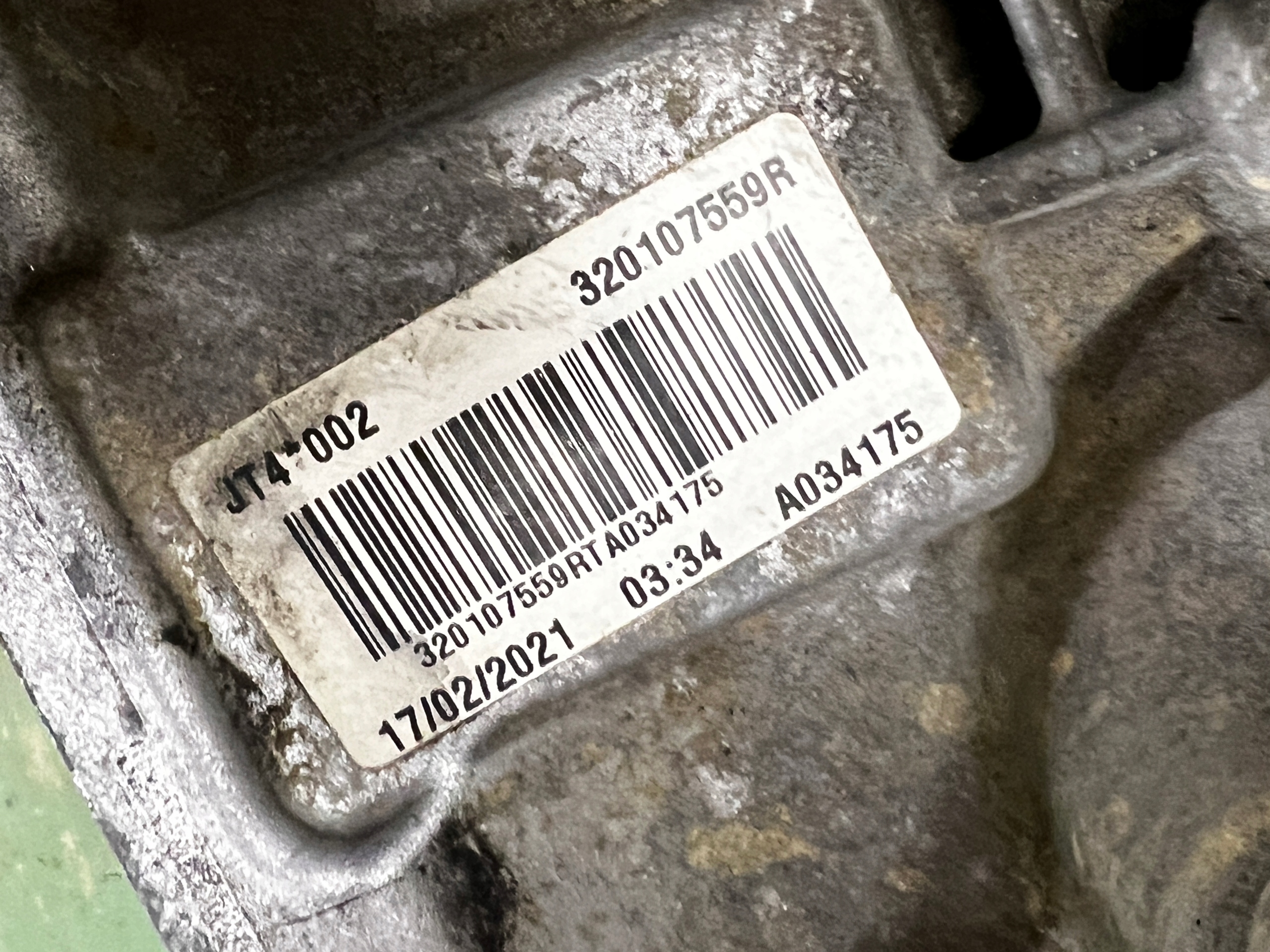 SKRZYNIA BIEGÓW MANUALNA JT4002 6 BIEGÓW DACIA DUSTER II 2 1.0 TCE