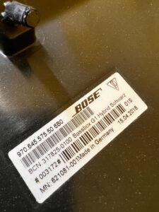 KOMPLETNY GŁOŚNIK SUBWOOFER BOSE PORSCHE PANAMERA 970 I LIFT 3.0 S E-HYBRID