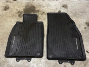 DYWANIKI GUMOWE PRZÓD PORSCHE 991 911 GTS LIFT