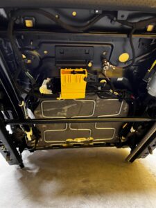 FOTELE BOCZKI KANAPA CZARNE PORSCHE 911 991 LIFT