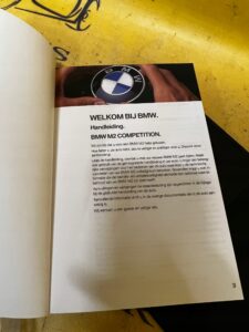 ETUI KSIĄŻKA INSTRUKCJA BMW M2 COMPETITION F87