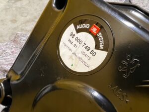 BOCZKI TYŁ GŁOŚNIKI WZMACNIACZ SUBWOOFER JBL CITROEN C4 GRAND PICASSO II