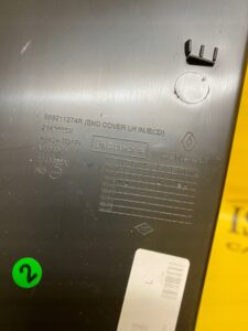 BOCZEK OSŁONA ZAŚLEPKA DESKI LEWA RENAULT CLIO V