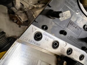 LISTWA OZDOBNA DEKOR KONSOLI CZUJNIK CHROM PORSCHE PANAMERA 970 I LIFT