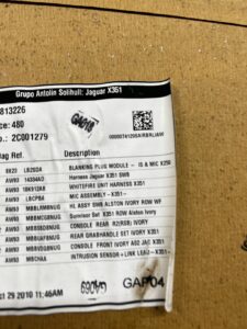 JAGUAR XJ X351 SWB PODSUFITKA SUFIT ALCANTARA EU
