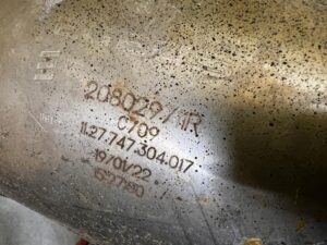 FILTR CZĄSTEK STAŁYCH DPF WYDECH RURA DACIA LODGY LIFT 2022R 1.5 BLUE DCI