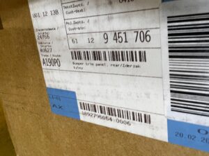 SPOILER DOKŁADKA DYFUZOR ZDERZAKA TYŁ BMW X1 F48 LIFT 16d 18d 18i NOWY OEM