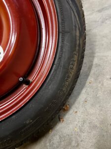 KOŁO ZAPASOWE DOJAZDOWE FELGA OPONA PEUGEOT 207 125/80 R15