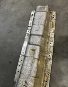 BLACHA OSŁONA TERMICZNA WYDECHU DACIA SANDERO III 1.0 TCE