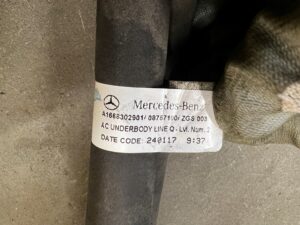 KOMPLET WĄŻ PRZEWÓD RURA RURKA KLIMATYZACJI TYŁ MERCEDES GLS X166