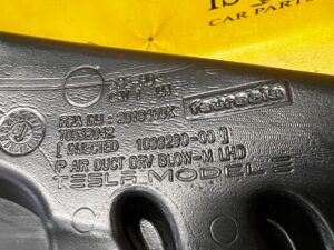 NAWIEW KANAŁ POWIETRZA DESKI LEWY KIEROWCY TESLA MODEL 3 PRZEDLIFT