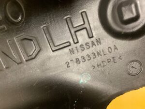 KANAŁ TUNEL POWIETRZA NISSAN LEAF I ZE0 EU