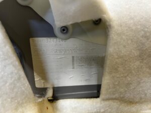 TAPICERKA BOCZEK DRZWI PRZÓD LEWY MERCEDES GL X166 ALPACA GRAY