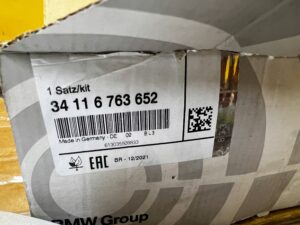 KPL TARCZE KLOCKI HAMULCOWE PRZÓD BMW 7 E65 745d 760i ALPINA B7 NOWE OEM