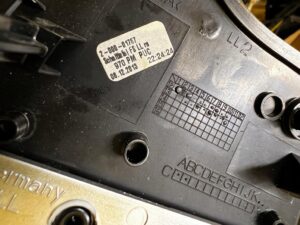 LISTWA OZDOBNA DEKOR KONSOLI CZUJNIK CHROM PORSCHE PANAMERA 970 I LIFT