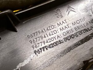 LISTWA DEKOR BOCZKA DRZWI PRZÓD TYŁ LEWY CITROEN C4 GRAND PICASSO II