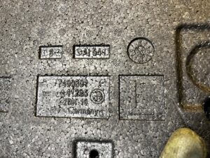 STYROPIAN WYPEŁNIENIE WKŁAD PODŁOGI LEWY BMW 5 G30