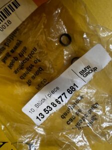 6 X PIERŚCIEŃ USZCZELNIAJĄCY WTRYSKIWACZ BMW BENZYNA NOWY OEM