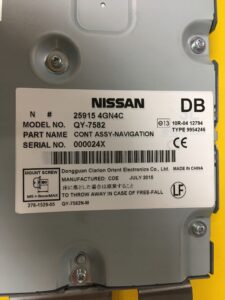 MODUŁ STEROWNIK NAWIGACJI 259154GN4C INFINITI Q30